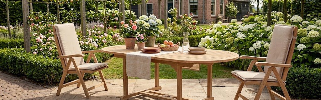 Uitschuifbare Teakhouten Tuintafels - Teakea Uitschuifbare Teakhouten Tuintafels - Teakea