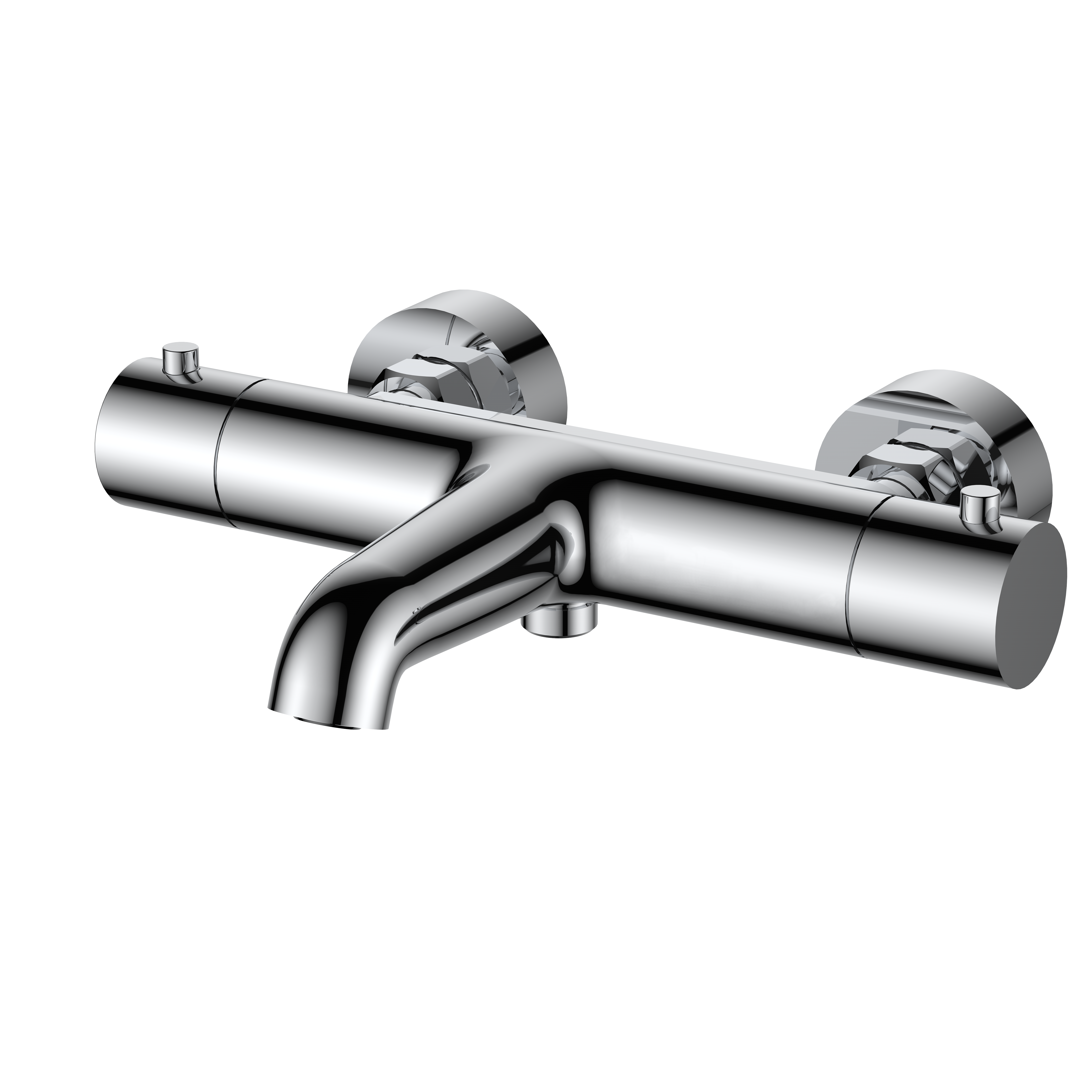 Regn thermostatische badmengkraan - view 4