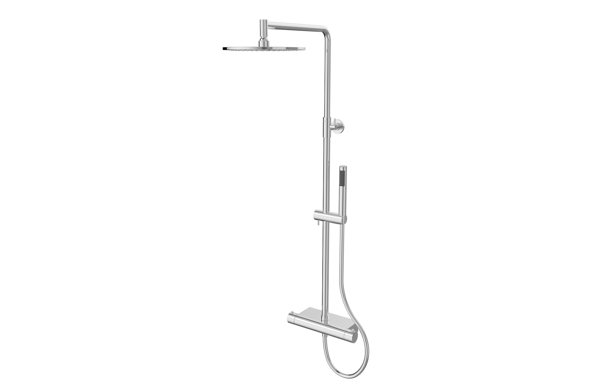 Regn thermostatische regendouche met planchet - view 3 Regn thermostatische regendouche met planchet - view 3