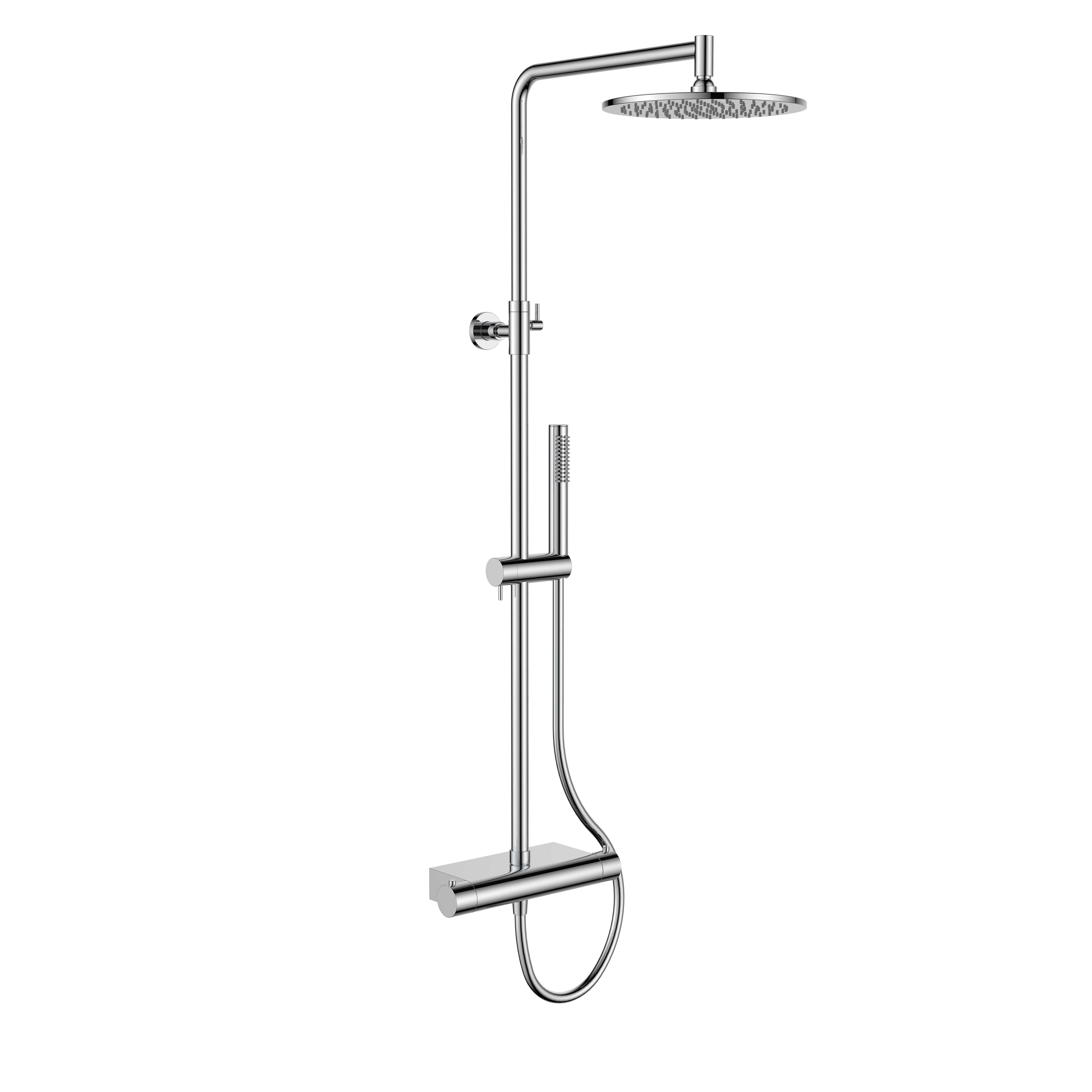 Regn thermostatische regendouche met planchet - view 4 Regn thermostatische regendouche met planchet - view 4