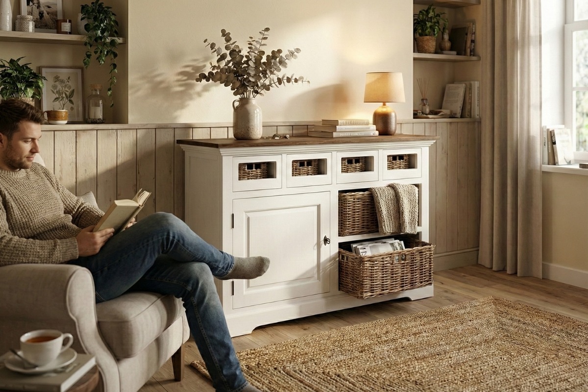 Dressoir Napoli met strak ontwerp en functionele opbergruimte, formaat 125x50x85 cm - view 4