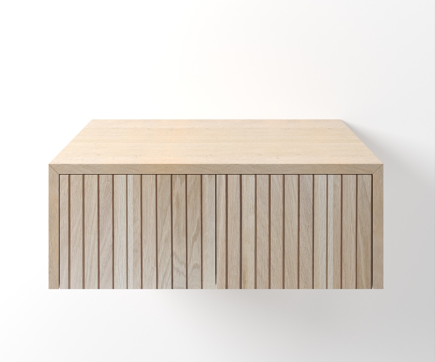 Linea Eiken Badmeubel met Lattenfront | Maatwerk uit Tolbert - view 4
