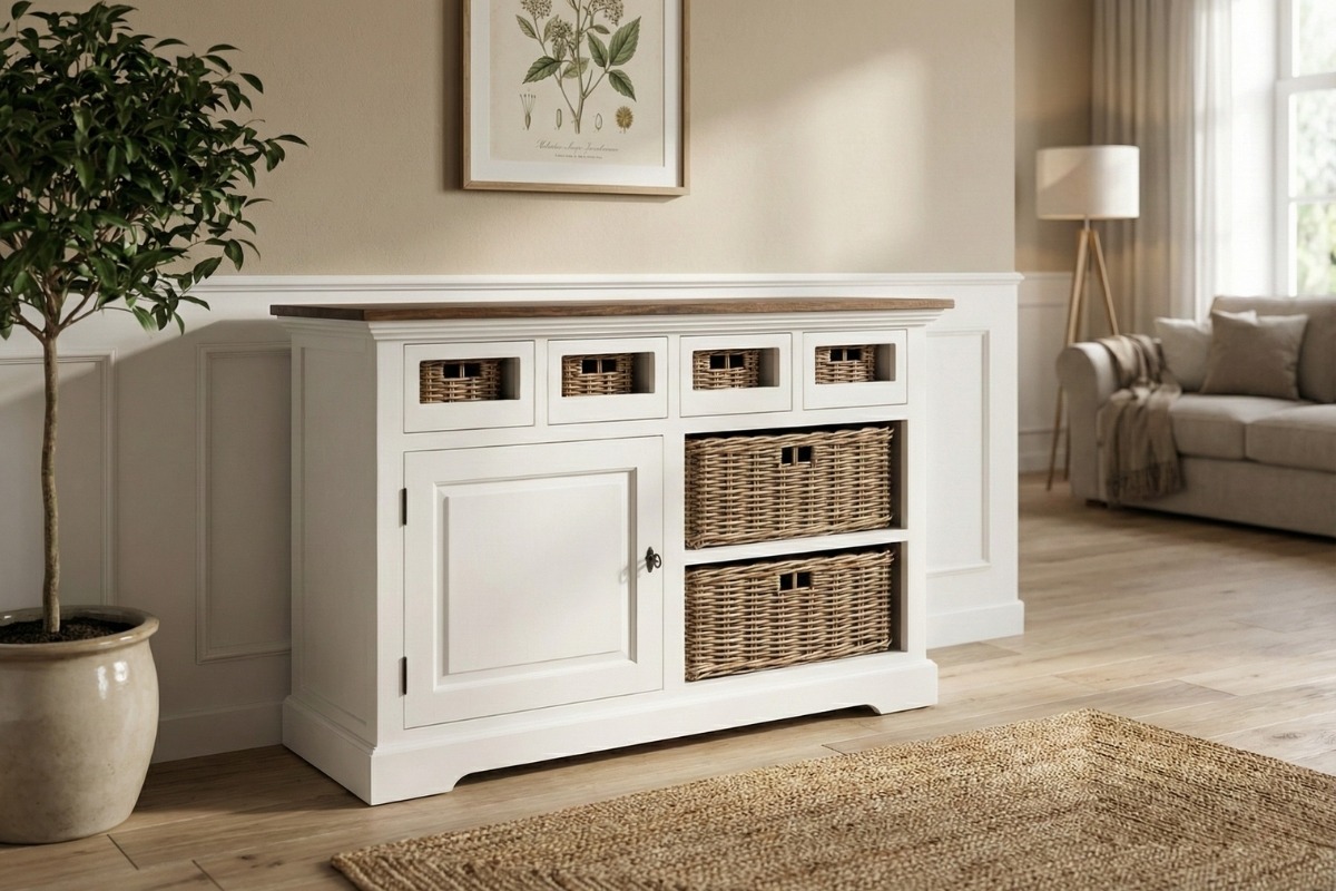 Dressoir Napoli met strak ontwerp en functionele opbergruimte, formaat 125x50x85 cm - view 3