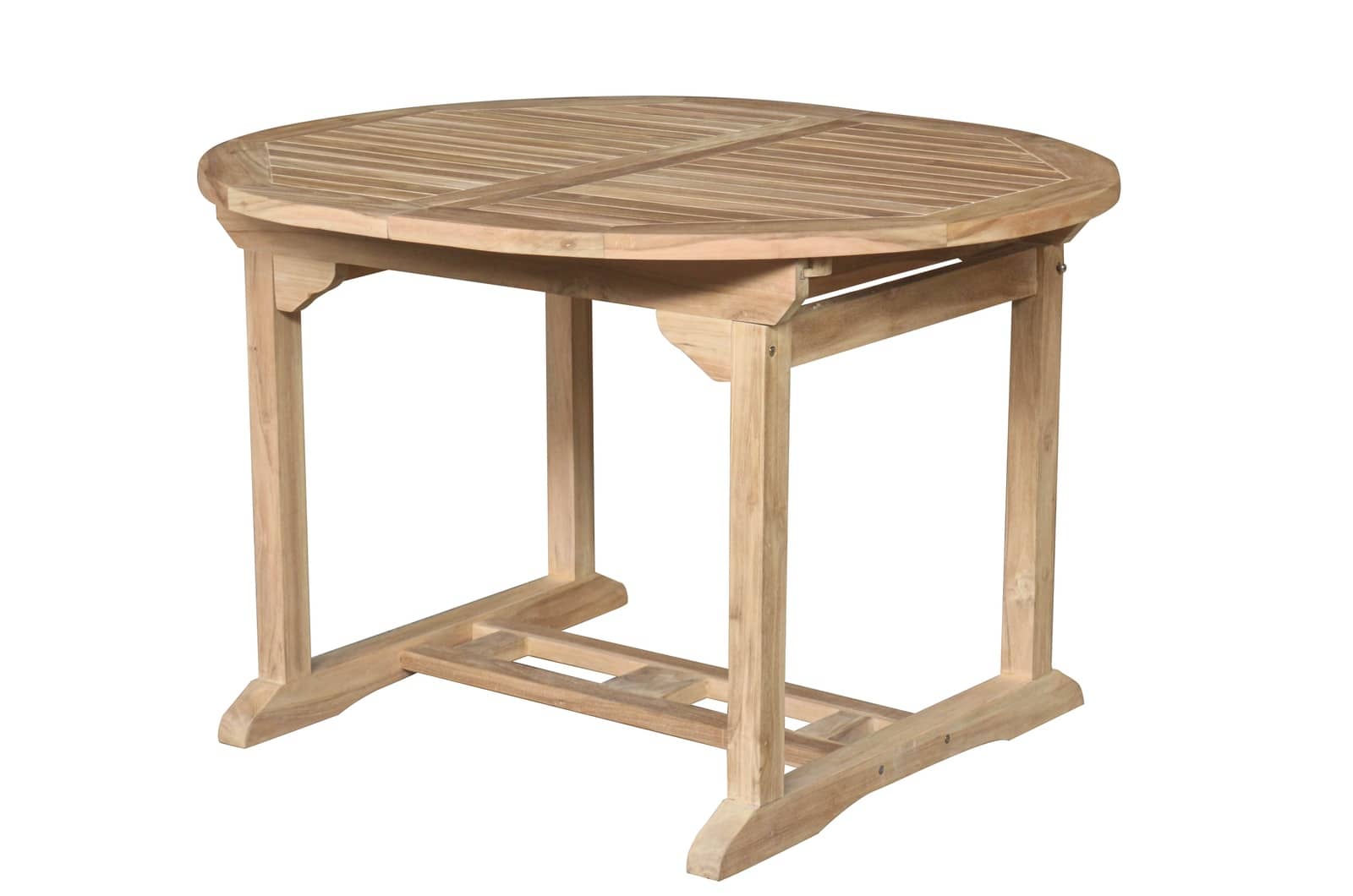 Deze veelzijdige ovale tuintafel van massief teakhout transformeert moeiteloos van een compacte 120 cm tafel naar een ruime 180 cm eettafel, perfect voor elke gelegenheid. Met een breedte van 100 cm biedt de tafel volop ruimte voor uitgebreid dineren in e - view 4