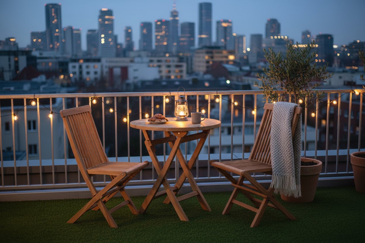 tuintafel inklabaar teakhout 70 rond x 75 hoog - view 4