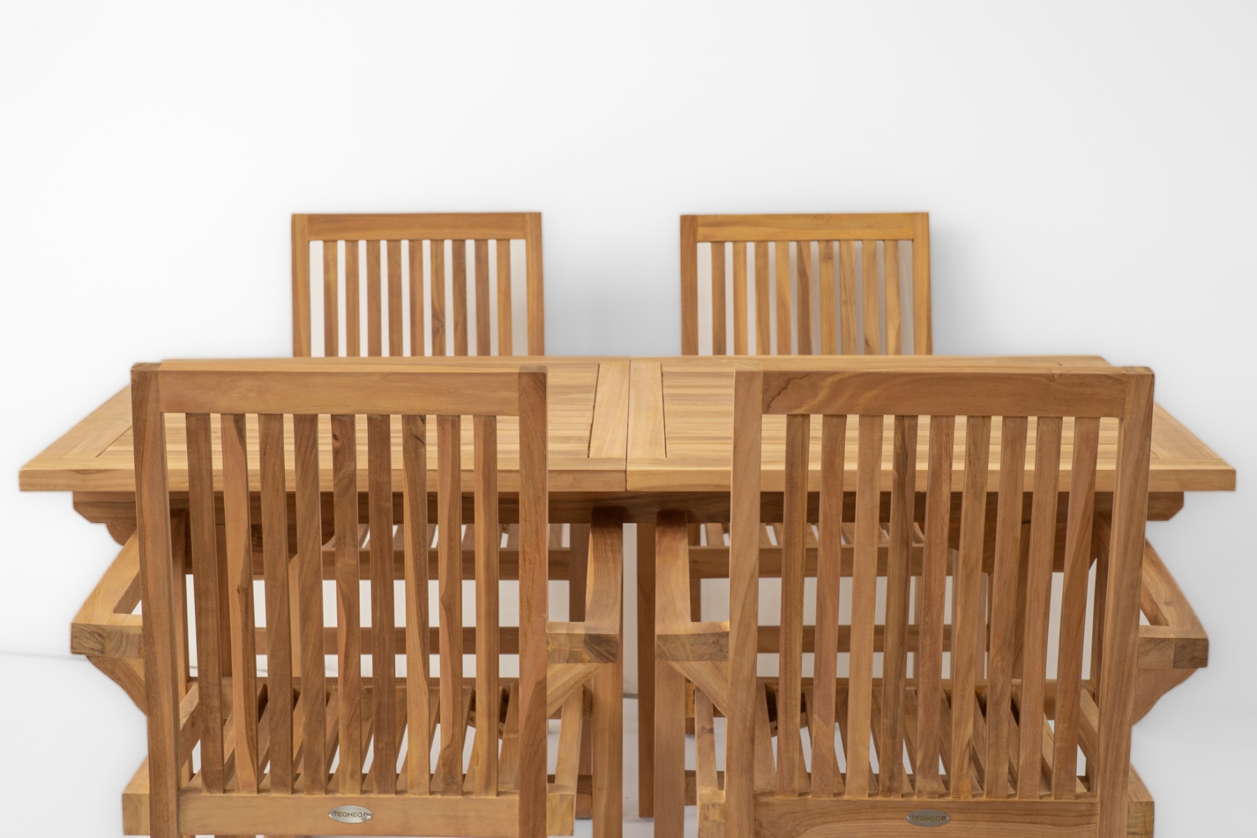 Teakea Ibiza tuinset 4 stoelen met tuintafel 120-180 rechthoekig - view 3