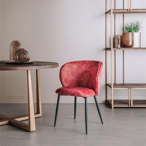 Perano Stoel - Fabric Adore 23 Dark Peach - alternate view