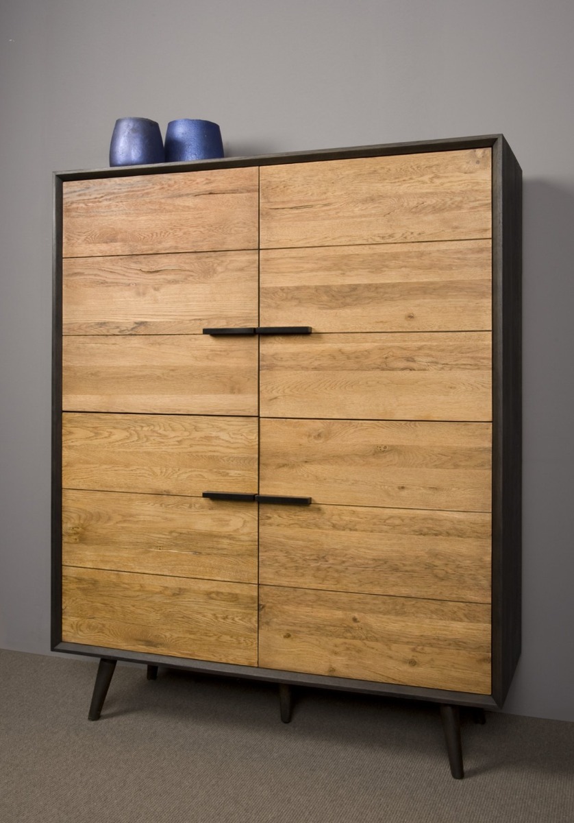 Bresso Kabinet | 4 Deurs | 130x45x190 - TowerLiving-BM0273 - alternate view