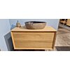 Eiken badmeubel Edge kaderlijst strak design massief hout