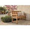 Beaufort teakhouten tuinbank van massief teak, twee-persoons bank met een breedte van 130 cm