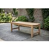 Slater Teak Tennisbank - 100 cm breed - Compacte Tuinbank - FSC® Massief Teak Slater Teak Tennisbank - 100 cm breed - Compacte Tuinbank - FSC® Massief Teak