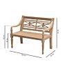Teck Stationsbank | 100 CM | Teck recyclé Teck Stationsbank | 100 CM | Teck recyclé