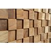 Teak plakhout | Blocks Naturel | 30x30x2 - DEV-WC-BN