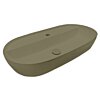 Blinq Couleur opzetwastafel 75x38x15cm ovaal met kraangat - Woud
