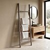 Vergrijsde Teakhouten Decoratieladder 175 cm – Handdoekladder | Teakea Vergrijsde Teakhouten Decoratieladder 175 cm – Handdoekladder | Teakea