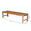 Slater Teak Tennisbank - 180 cm breed - Minimalistische Tuinbank - FSC® Massief Teak Slater Teak Tennisbank - 180 cm breed - Minimalistische Tuinbank - FSC® Massief Teak