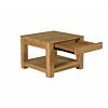 Teakhouten Bijzettafel Dico – 50x50 cm – Massief Teakhout met Lade Teakhouten Bijzettafel Dico – 50x50 cm – Massief Teakhout met Lade