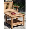 teak salontafel 60x60 met onderblad FSC Teakea