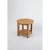 Teak Tuin Bijzettafel Rond Ø 50 cm | Met Handig Onderblad | FSC Hout Teak Tuin Bijzettafel Rond Ø 50 cm | Met Handig Onderblad | FSC Hout