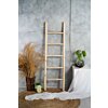 Teakhouten decoratie ladder | Naturel Eiken-Look| 50x5x175 - Decoratieladder-Eiken-Naturel-1750-50-