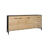 Lido Dressoir 200x 45 x 90 ( H ) Drie deuren en drie laden