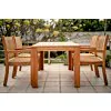 Nelson Teak Tuintafel 160×90 cm – Massief FSC-Teak