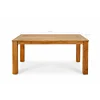 Teakhouten tuintafel Nelson 160x90 Maten Overlay
