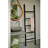 Teakhouten Decoratieladder Rustiek Zwart – 50x5x175 cm – FSC® Massief Teak Teakhouten Decoratieladder Rustiek Zwart – 50x5x175 cm – FSC® Massief Teak