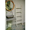 Teakhouten decoratie ladder | White wash | 50x5x150 | 5 stijlen