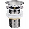 afvoerplug clickwaste Pop-up afvoer chroom-kleur