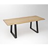 Eiken Boomstam Eettafel | Slab Edged-Trapezium Exclusive - Teakea.nl