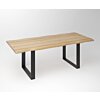 Eiken Boomstam Eettafel | Slab Edged-U Exclusive
