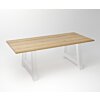Eiken Tafel 3 cm Tafelblad | A (SHR) Frame Wit - Teakea.nl