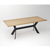 Eiken Tafel 3 cm Tafelblad | Rex Long Exclusive Frame