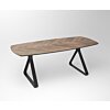 Notenhouten eettafel Tusk | 3-Fantasy Triangle Frame - Teakea.nl