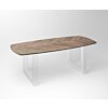Notenhouten Eettafel Tusk | 3-U-Frame White – Luxe Design