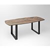 Stijlvolle Notenhouten Eettafel Tusk met 3-U Exclusive Frame | Teakea.nl