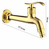 Gouden Tapkraan Simonetta | Muuraansluiting 1/2” | 17.5 lang - WM5022
