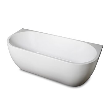 Regn back to wall bad half rond 180x80cm Regn back to wall bad half rond 180x80cm