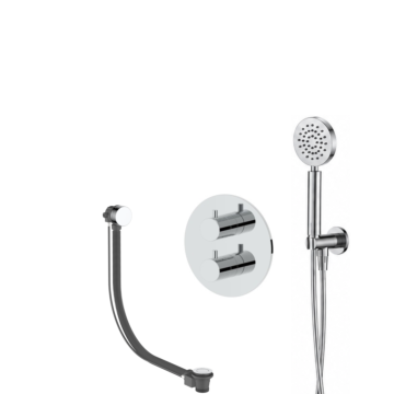 Regn badset inbouw rond, vulsysteem ronde h-douche Regn badset inbouw rond, vulsysteem ronde h-douche