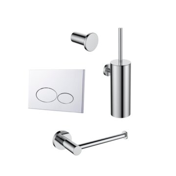 Regn accessoireset toilet + bedieningsplaat