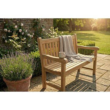 Windsor Teak Tuinbank | 100 breed - DEVI-TB-WINDSOR-100