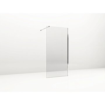 Regn glaswand helder glas 8mm, 80x200cm