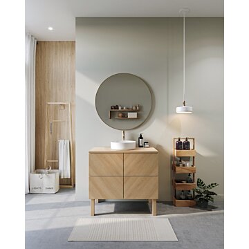 Badkamermeubel Olaf | V-shaped Lade