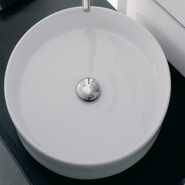 Blinq Ispra Aufsatzwaschtisch rund 45cm