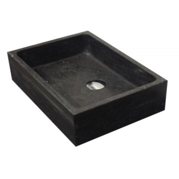 Blinq Long Beach Aufsatzwaschbecken 50 cm BlueStone