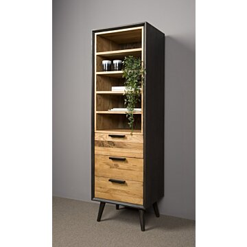 Bresso Boekenkast | 3 Laden | 55x45x174 - TowerLiving-BM0274