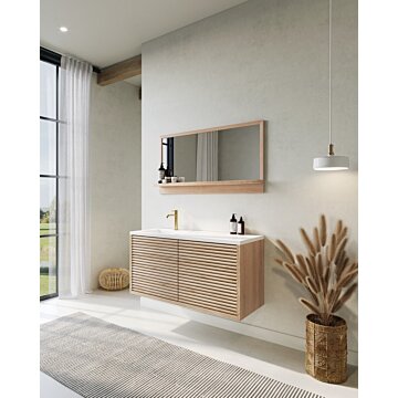 Zwevend badmeubel Leah | 4 laden Stokmotief front