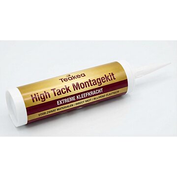 Witte koker Teakea High Tack montagekit 290ml voor Teak wandpanelen