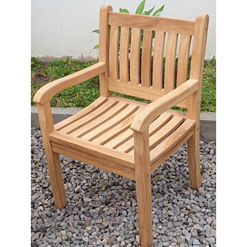Teakea Teakhouten Tuinstoel Beaufort | Massief Hout | FSC 